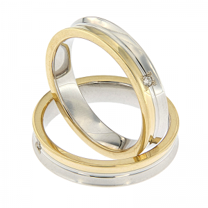 AURUM Multicoloured Wedding Rings WD50140AA